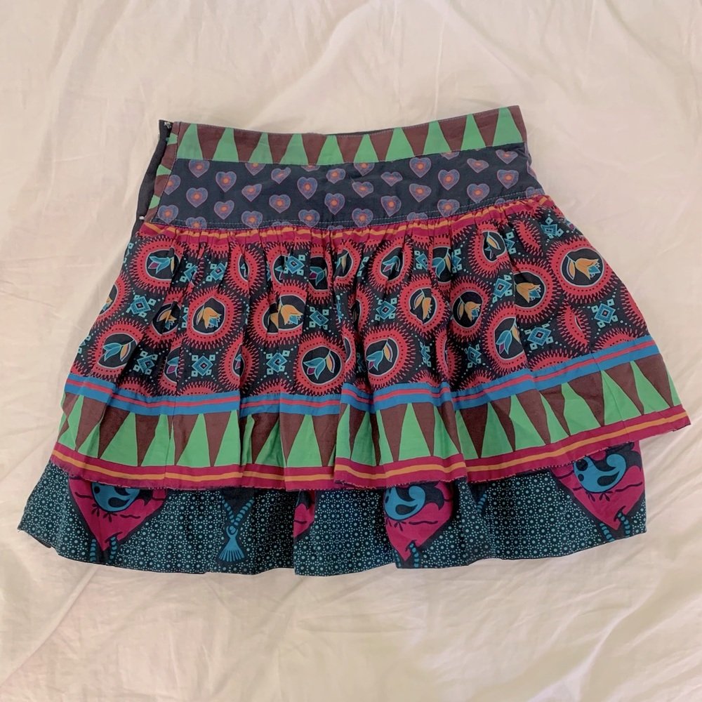 Marc By Marc Jacobs Multi Pattern Cotton Skirt - image 7
